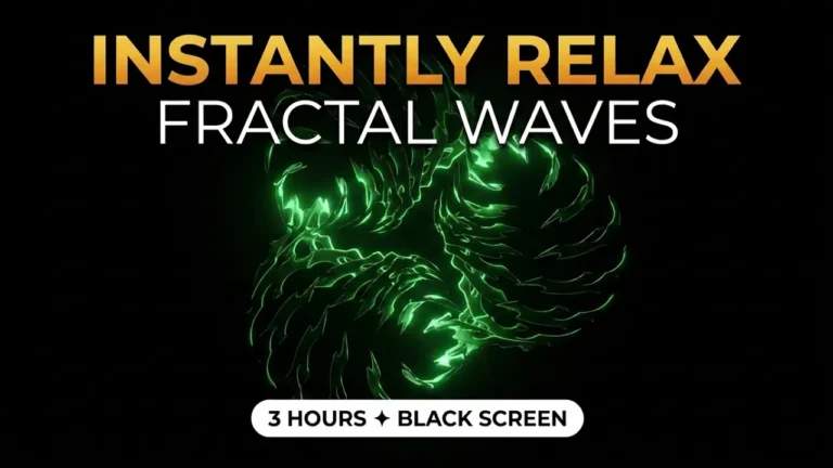 relax with fractal waves and easy sleep sounds