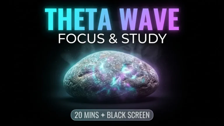theta wave soundscape for deep focus and studying