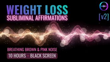 Weight Loss Subliminal Positive Affirmations [v2] Brown Noise for Sleep